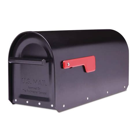 black galvanised steel post box|heavy duty steel mailbox post.